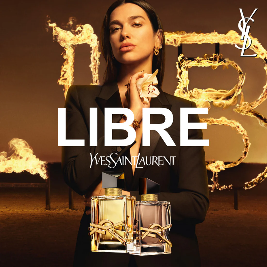 Libre Flowers & Flame Eau De Parfum Floreale - Image 4